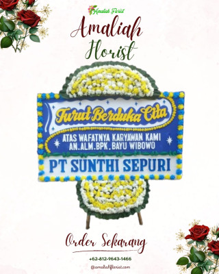Papan Bunga Duka di Waibu